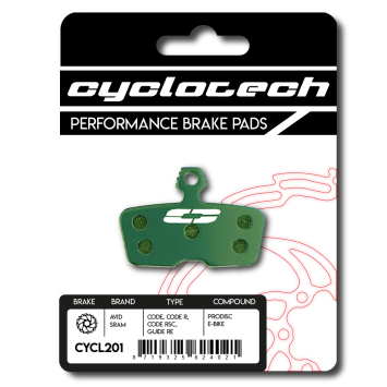 Avid Code - Guide RE remblokken, E-bike. Cyclotech Prodisc E-bike