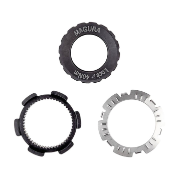Magura adapter centerlock naar 6 gaats, Thru axle
