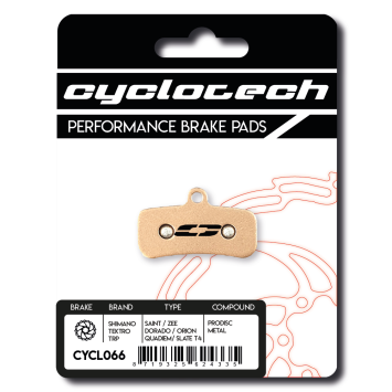 Urban Arrow remblokken Tektro 4 zuiger extra duurzaam sintered, Cyclotech Prodisc Metal