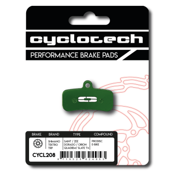 TRP Quadiem - Slate T4 remblokken E-bike, Cyclotech Prodisc Ebike