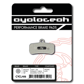 TRP Quadiem - Slate T4 elite remblokken, Cyclotech Prodisc Elite