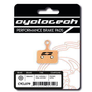 Super duurzame remblokken voor Elvedes MP1000 Flatmount, Cyclotech Prodisc Metal