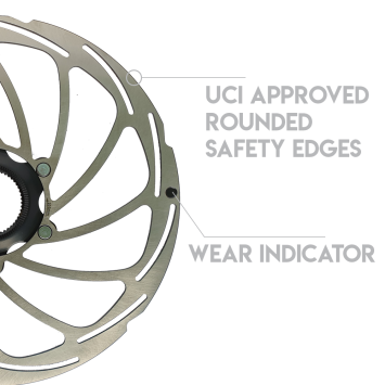 Cyclotech Endura 6-bolt Remschijf 180 mm